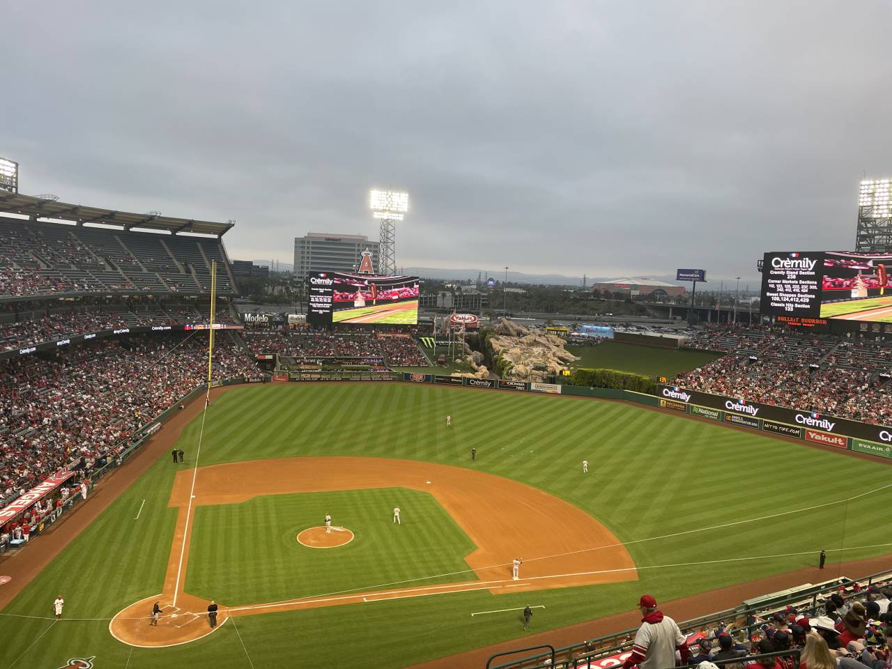 大谷翔平が所属していたエンゼルスの本拠地球場Angel Stadium of Anaheim