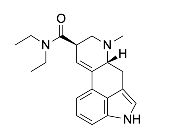 プロジェクトで調べたのはLSDという幻覚剤です。