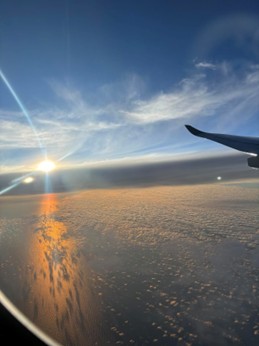 初めてアメリカに旅立ったときに飛行機から撮ったものです。