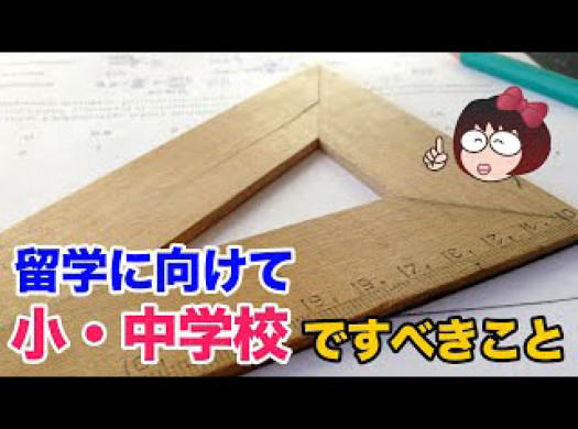 留学に向けて小・中学校ですべきことイメージ