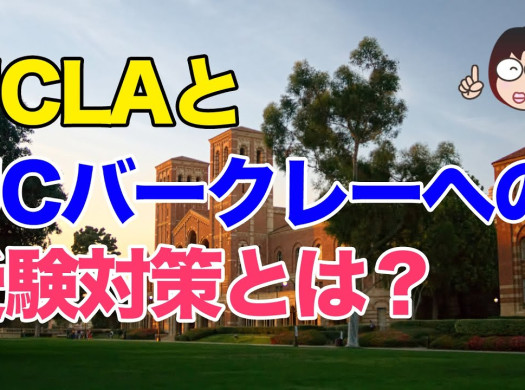 UCLAとUCバークレーへの受験対策とは？イメージ