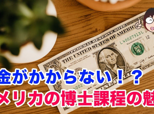 アメリカの博士課程の魅力【留学費用0円で博士号を取得？】イメージ