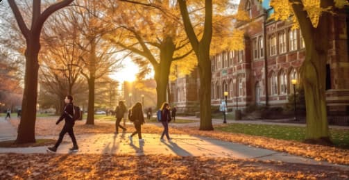 大学キャンパス風景