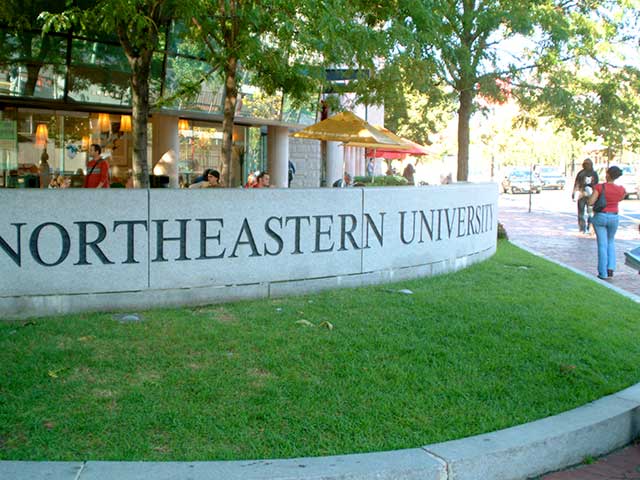 Northeastern University のカフェテラス